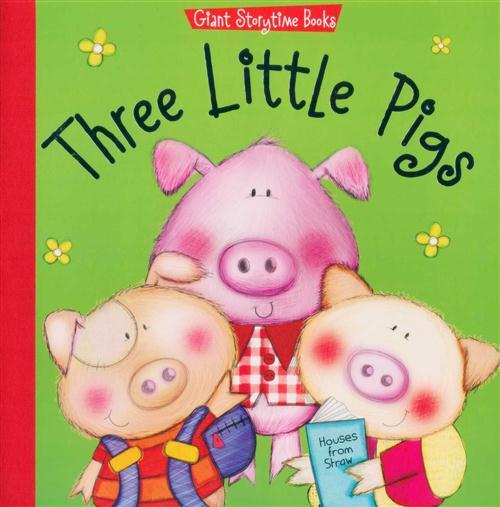 Booktopia - Three Little Pigs, Giant Storytime Books by Katie ...