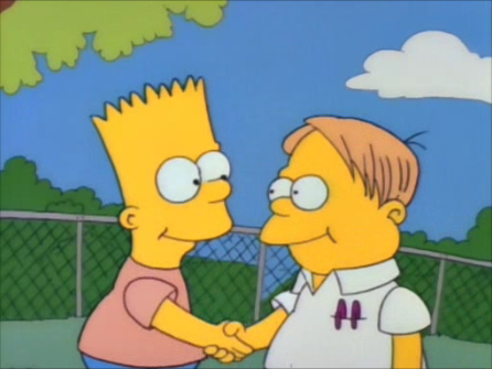 Image - Martin and bart shake hands.png - Simpsons Wiki