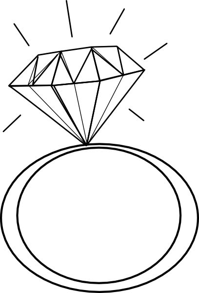 Engagement Ring Cartoon 6 | Printable patterns and tags. | Pinterest