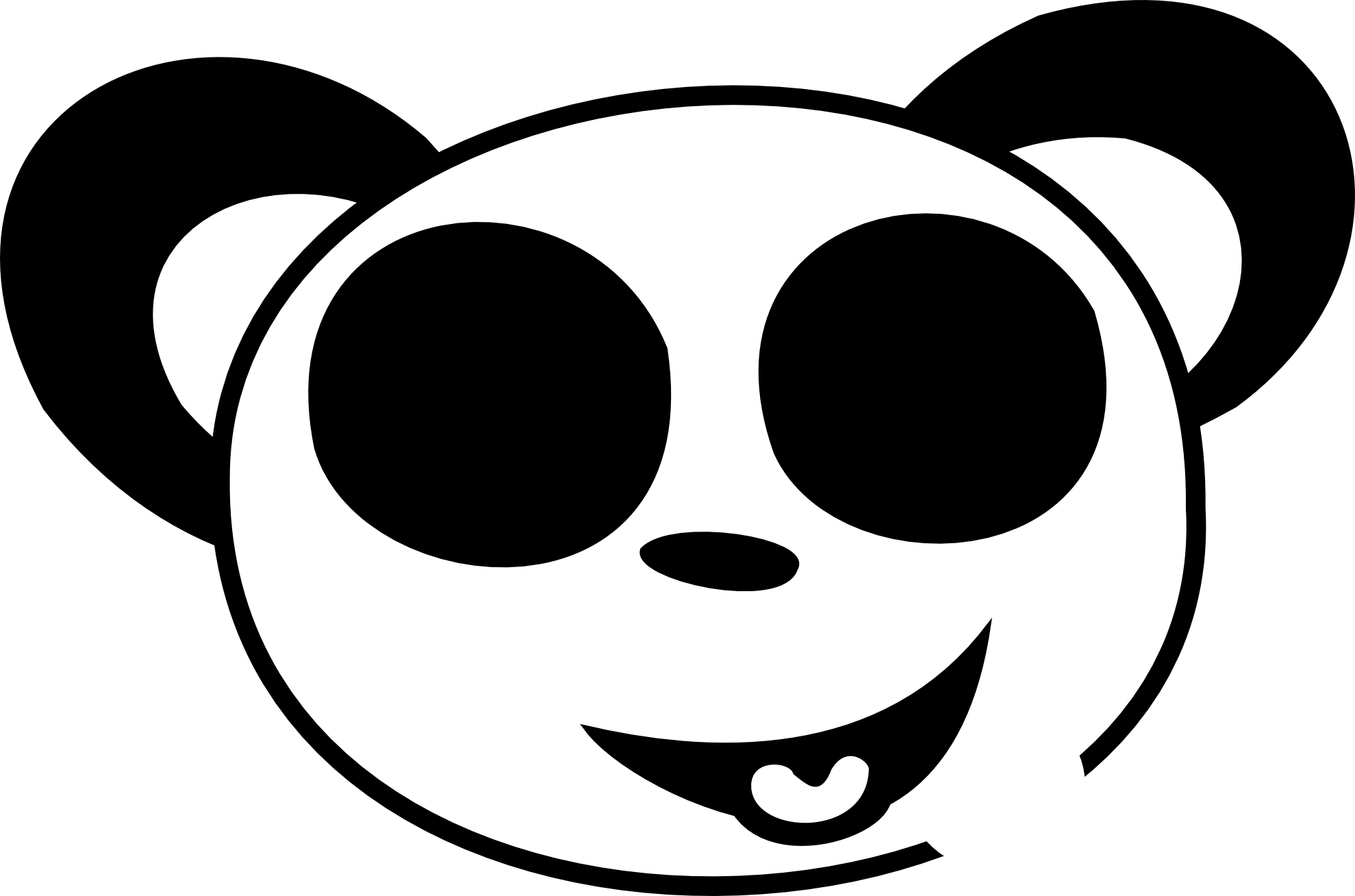 Smiley Face Clipart Black And White | Clipart Panda - Free Clipart ...