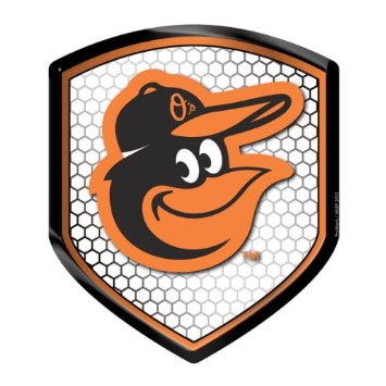 Amazon.com : Baltimore Orioles MLB Reflector Decal Auto Shield for ...