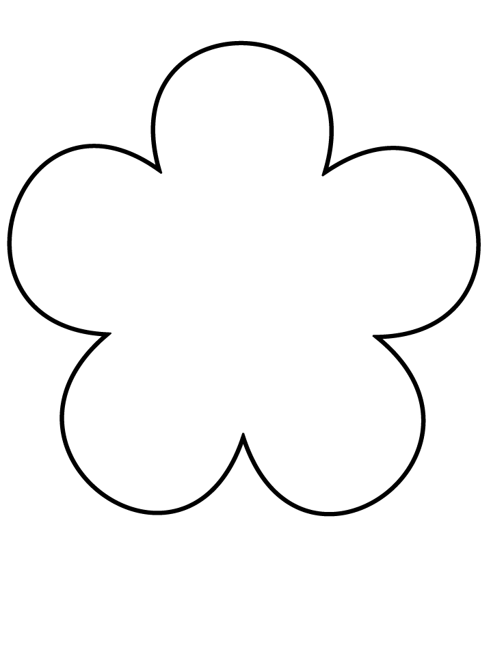 Flower Template Free Printable - Cliparts.co