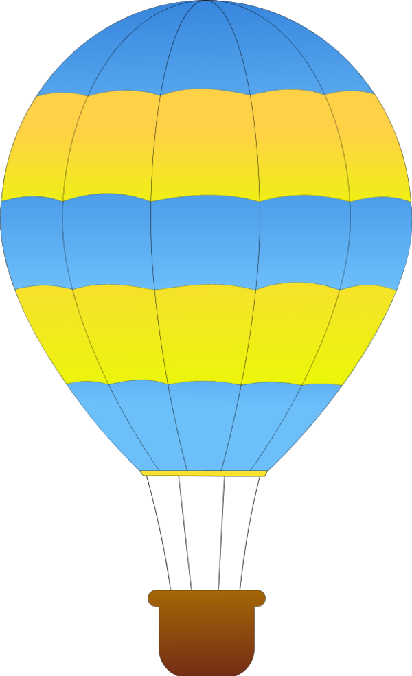 hot air balloon Work In Progress - vector Clip Art