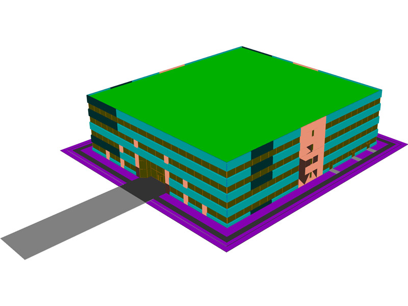 Microchip Office Building 3D Model Download | 3D CAD Browser