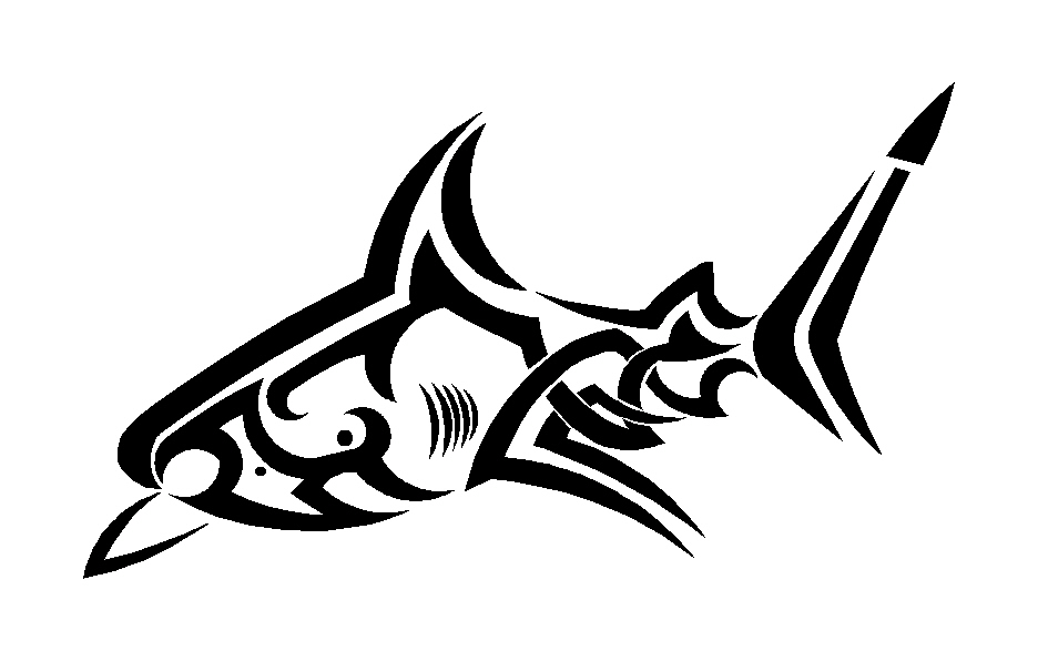 Tribal Shark Design [tri001] - £1.50 : Zen Cart!, The Art of E ...
