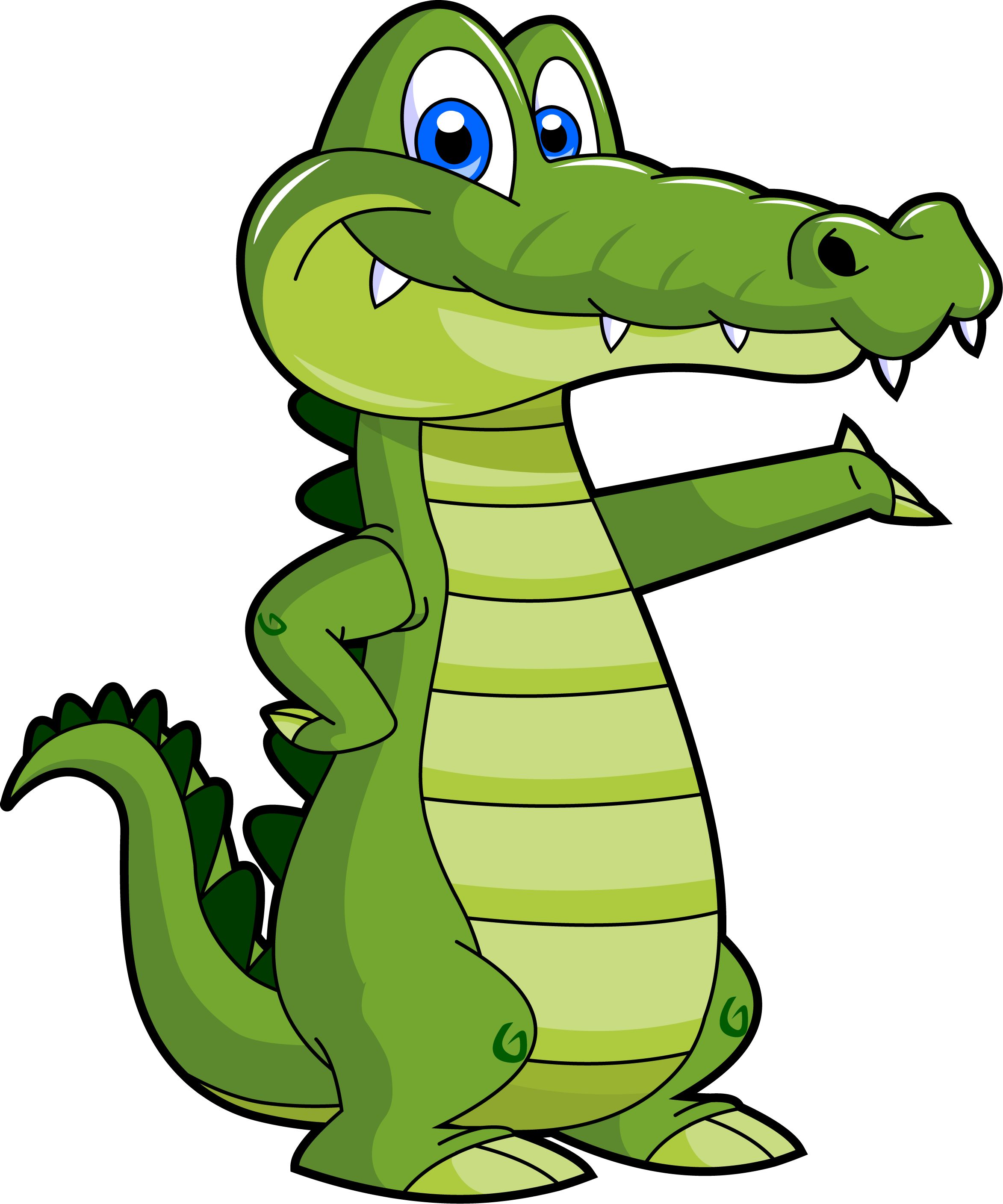 Pix For > Cute Alligator Cartoon Black And White