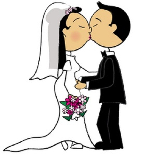 Bride and Groom Clipart