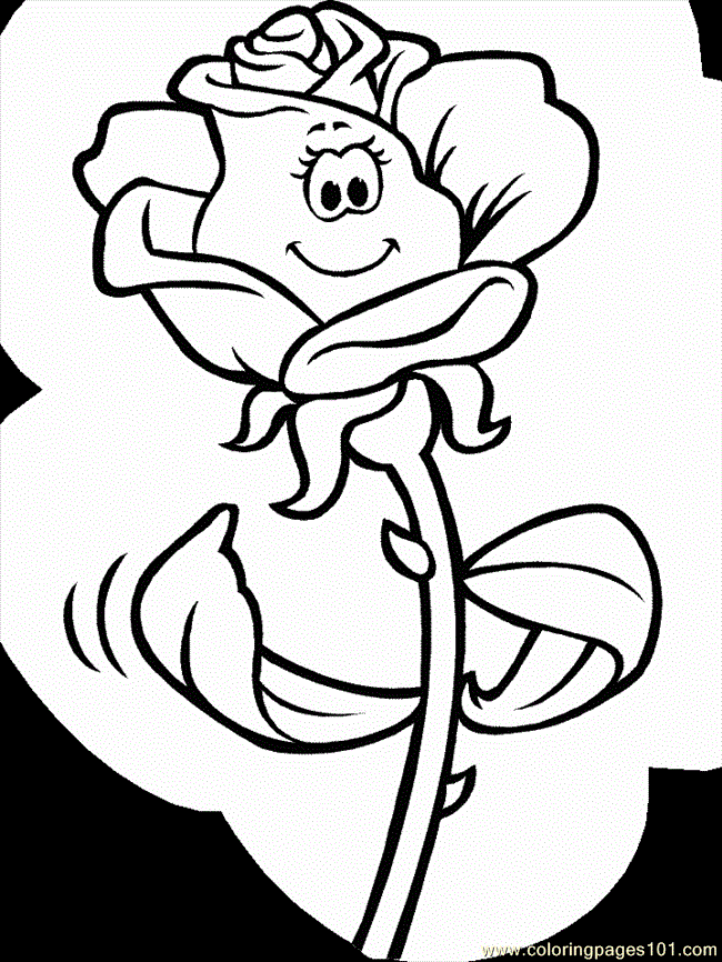 Hawaiian Flowers Coloring Pages – 600×576 Coloring picture animal ...