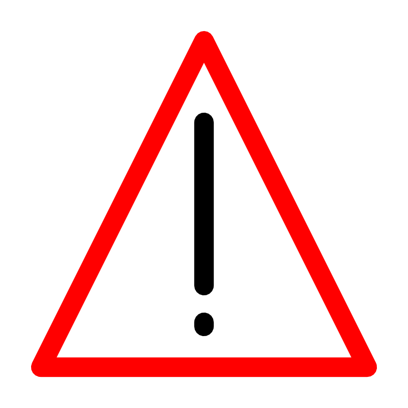 Clipart - Warning sign
