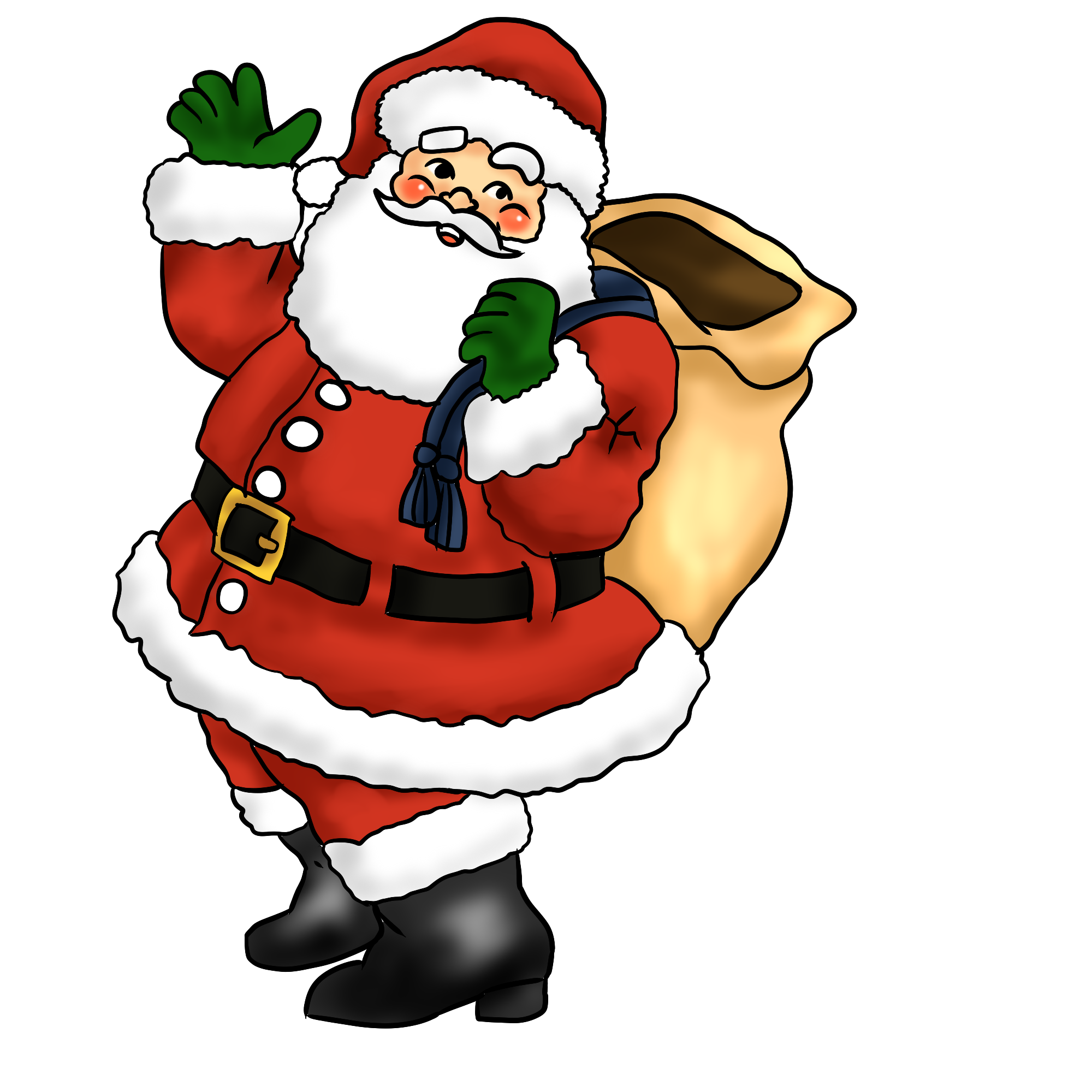 this lovely Santa clip art | Clipart Panda - Free Clipart Images