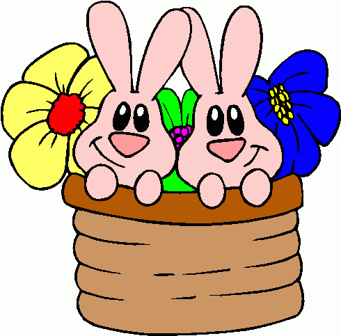 easter bunnies clip art