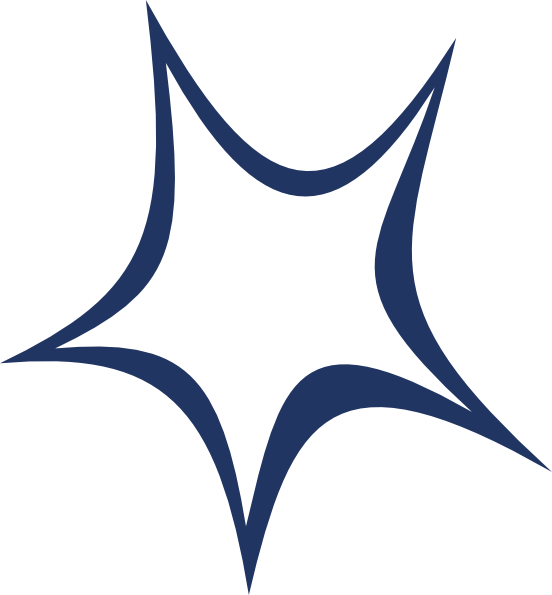 Blue Star clip art - vector clip art online, royalty free & public ...