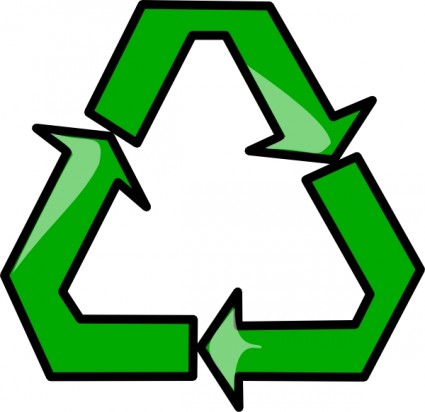 Recycling Sign Symbol clip art Vector clip art - Free vector for ...