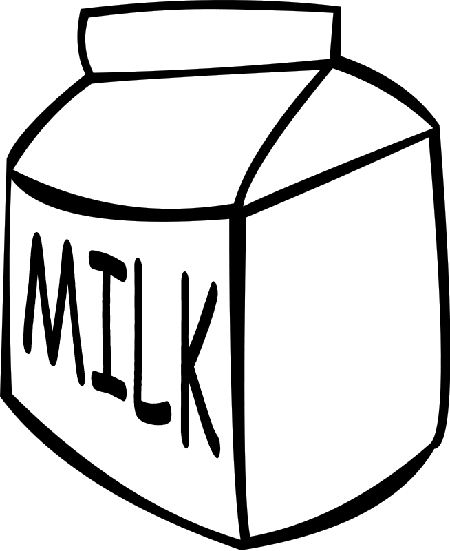 Free Stock Photos | Illustration of a carton of milk | # 14312 ...
