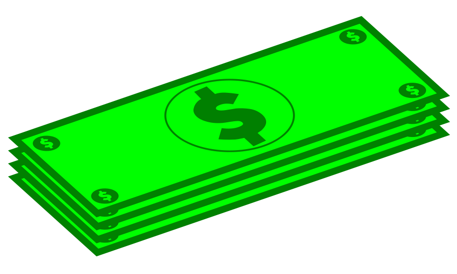 Dollars Green Clipart, vector clip art online, royalty free design ...
