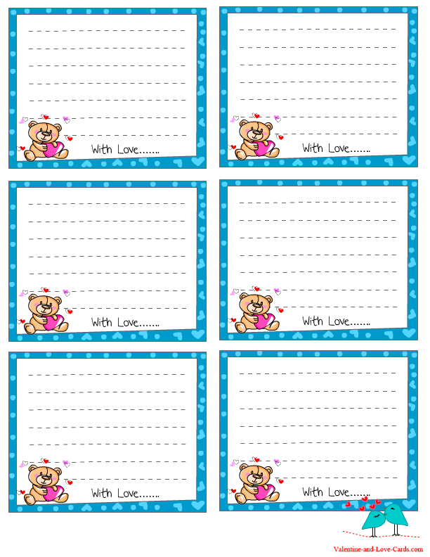 Free Printable Love Notes