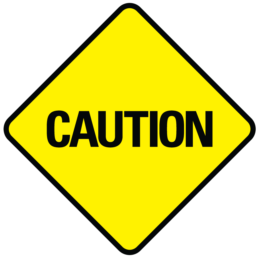 Caution Sign Template Clipart Best - Gambaran
