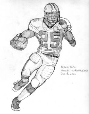 Paul's Gallery - Football Drawings/reggie-bush-vs-tb-pencils-1024