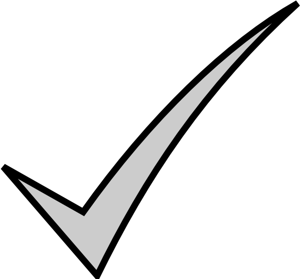 Check Mark Off White clip art - vector clip art online, royalty ...