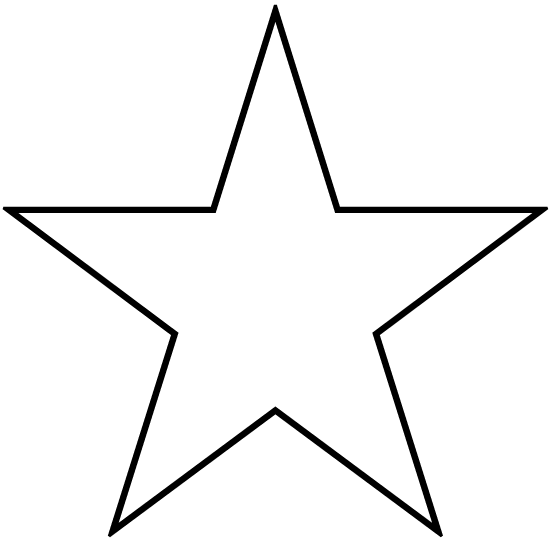 Printable template of a star shape Mike Folkerth - King of Simple ...