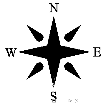 North Arrow 9 block in symbols north arrows Autocad free drawing ...