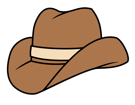 How to draw a cartoon cowboy hat | TEXAS | Pinterest