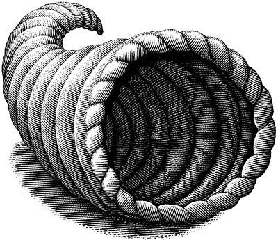 Cornucopia Drawing | DrawingSomeone.com