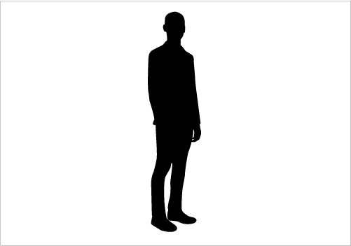 Standing Person Silhouette - ClipArt Best