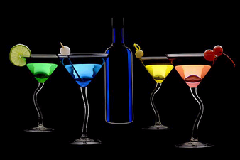 Neon Martini Glasses Photo by mywildcrazyspace | Photobucket