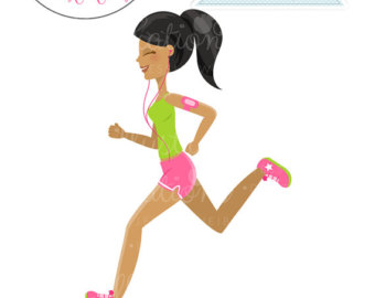 Image gallery for : female track runner cartoon