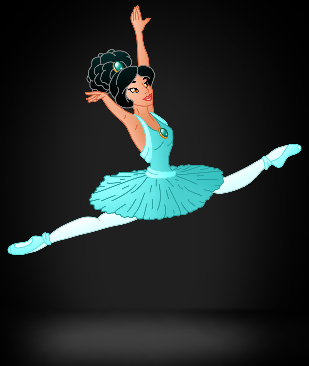 Disney Ballerina: Jasmine by Willemijn1991 on DeviantArt