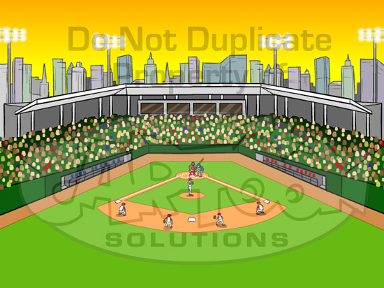 Baseball Field Cartoon - Cliparts.co