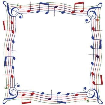 Embellishments Embroidery Design: Music Note Border from Dakota ...