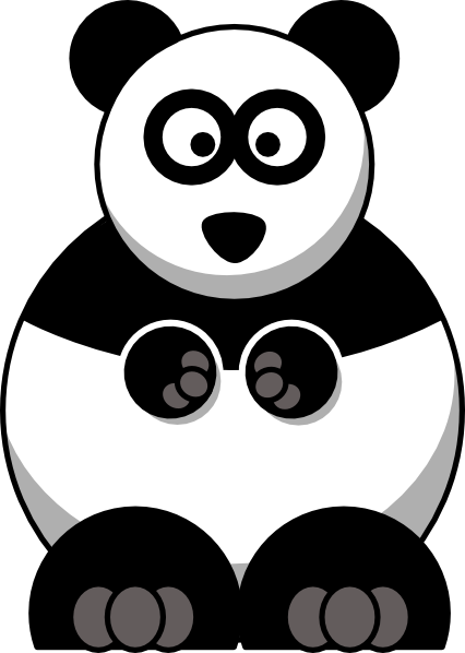 Studiofibonacci Cartoon Panda Clip Art at Clker.com - vector clip ...