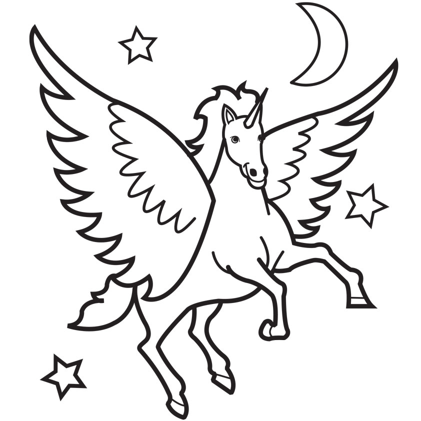 Unicorn Head Cartoon