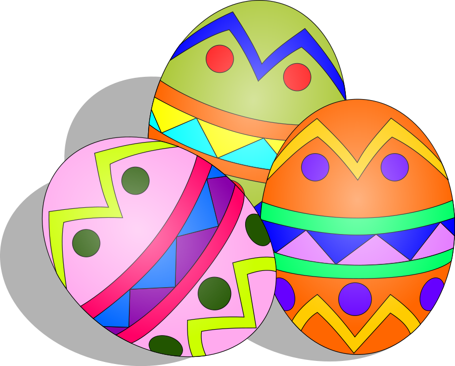 Easter Egg Clip Art Border