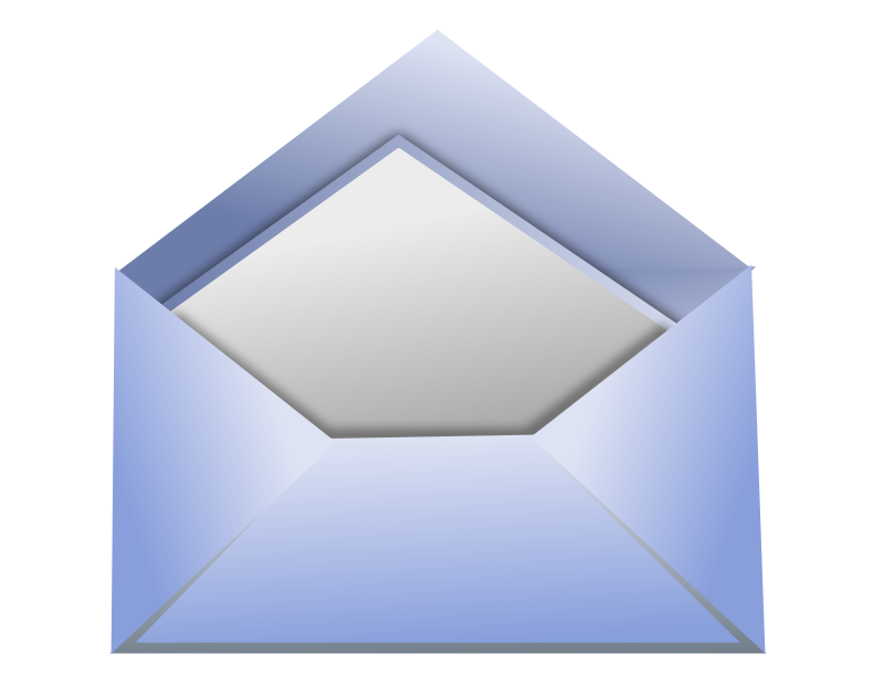 Addressed Envelope With Stamp 01 Clip Art Download