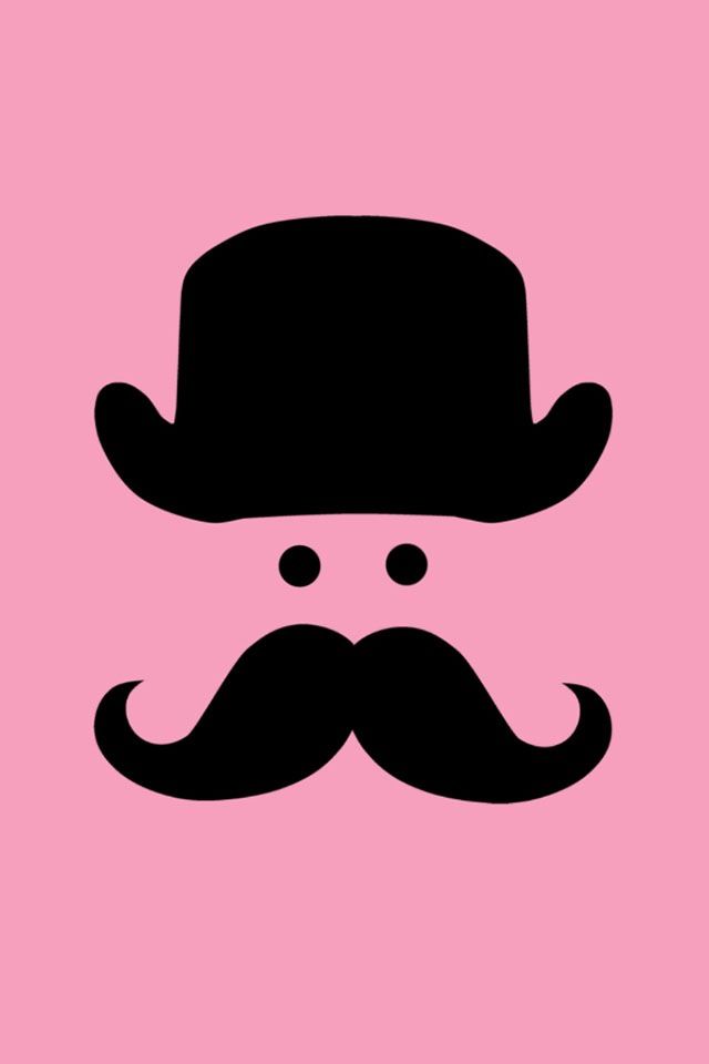 Classy Mustache | Phone Backgrounds | Pinterest