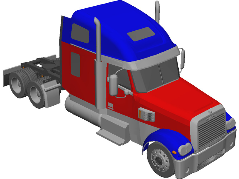 Freightliner Coronado 3D Model Download | 3D CAD Browser