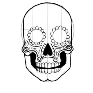 Skull Line Drawing - ClipArt Best