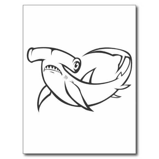 serious_hammerhead_shark_in_ ...