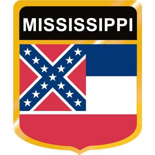 Mississippi Flag Crest Clip Art