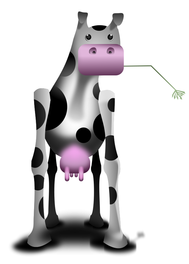 Odd Cow SVG Vector file, vector clip art svg file
