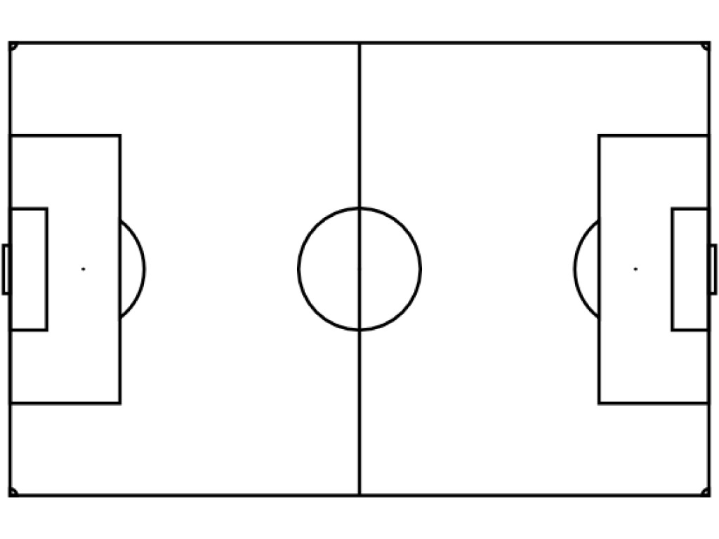 Pix For > Blank Soccer Field Dimensions