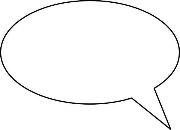 Talk Bubble clip art - vector clip art online, royalty free ...