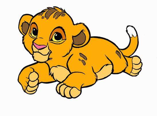 Pix For > Baby Simba Clip Art