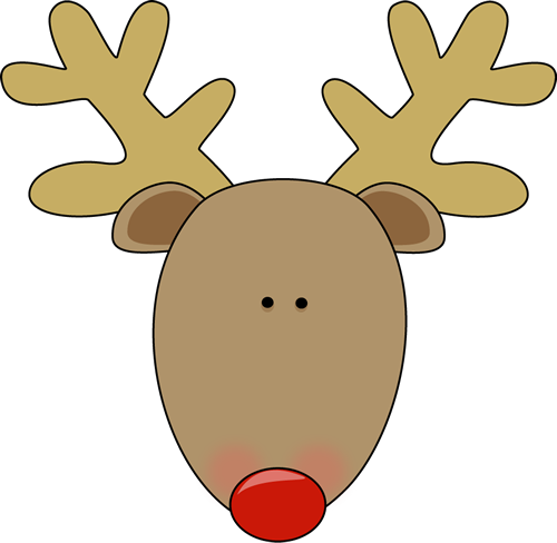 Reindeer Head Template - ClipArt Best