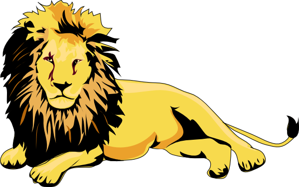 Lounging Lion | Clipart Panda - Free Clipart Images