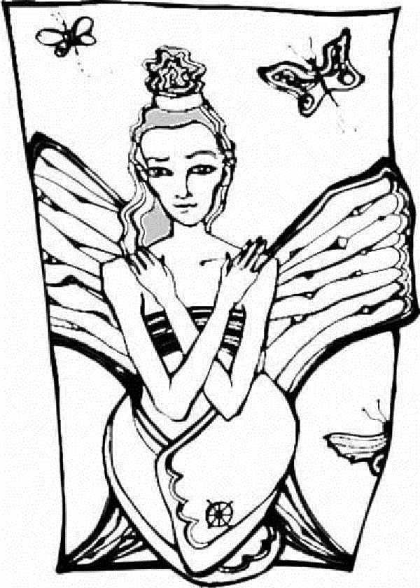tooth fairy coloring pages kids | Coloring Kids