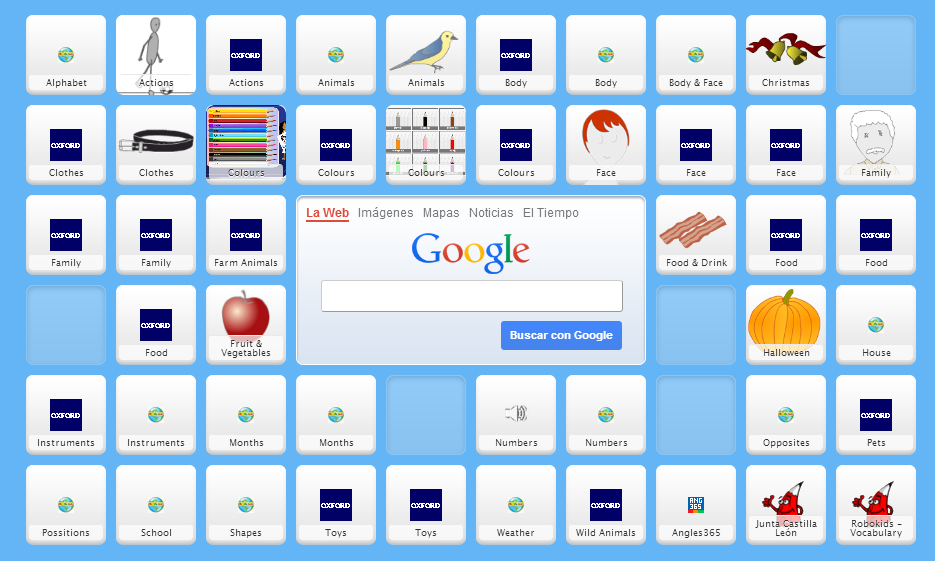El Blog de Espe: Topics: Picture Dictionary Webmix